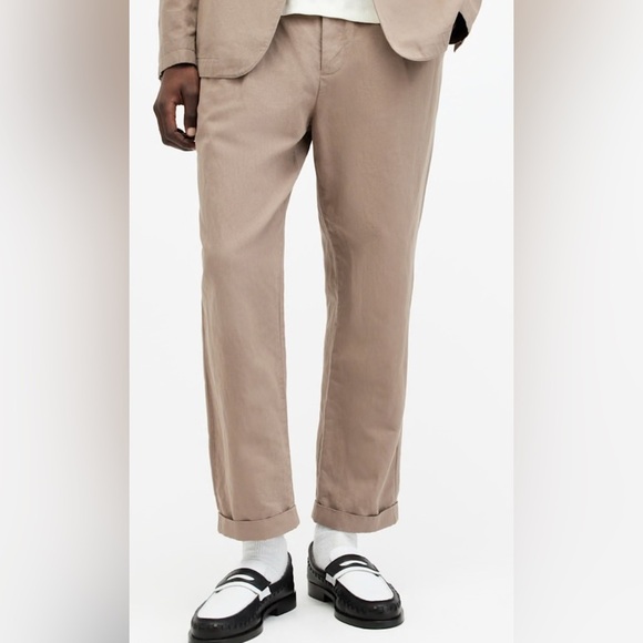 All Saints Khaki Chino Trousers - Picture 1 of 4